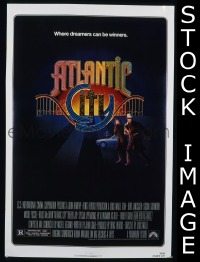 r097 ATLANTIC CITY one-sheet movie poster '81 Burt Lancaster, Sarandon