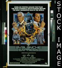#050 AVALANCHE EXPRESS 1sh '79 Lee Marvin 