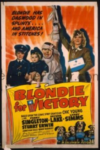 BLONDIE FOR VICTORY 1sheet