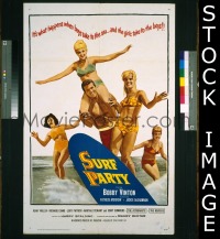 #634 SURF PARTY 1sh '64 Vinton, Morrow 