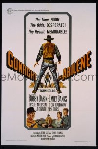 P789 GUNFIGHT IN ABILENE one-sheet movie poster '67 Bobby Darin