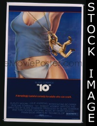 P009 '10' one-sheet movie poster '79 Dudley Moore, Bo Derek