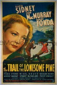 TRAIL OF THE LONESOME PINE ('36) 1sheet