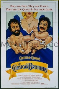 r391 CHEECH & CHONG'S THE CORSICAN BROTHERS one-sheet movie poster '84