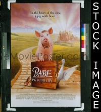 #2157 BABE PIG IN THE CITY DS 1sh '98