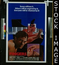 P638 FINGERS one-sheet movie poster '78 Harvey Keitel, Toback