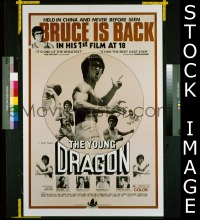 YOUNG DRAGON 1sh '80 Bruce Lee, martial arts!