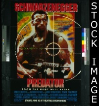 #492 PREDATOR advance 1sh '87 Schwarzenegger 