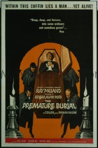 #378 PREMATURE BURIAL 1sh '62 Ray Milland 