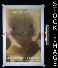A011 2001 A SPACE ODYSSEY one-sheet movie poster R74 Stanley Kubrick