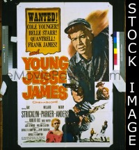 #8544 YOUNG JESSE JAMES 1sh '60 Stricklyn