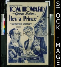 #0757 HE'S A PRINCE 1sh '35 Tom Howard 