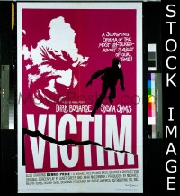 #486 VICTIM 1sh '62 Bogarde, Syms 