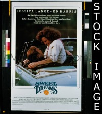#529 SWEET DREAMS 1sh '85 Jessica Lange 