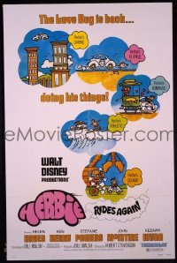 #300 HERBIE RIDES AGAIN 1sh '74 Disney 