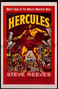 #243 HERCULES 1sh '59 Steve Reeves 
