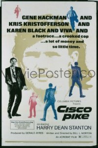 r420 CISCO PIKE one-sheet movie poster '71 Gene Hackman, Kristofferson