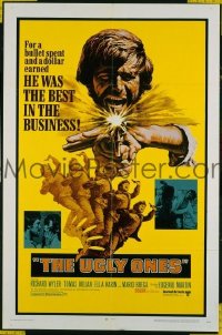 s382 UGLY ONES one-sheet movie poster '68 Richard Wyler, Milian
