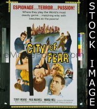 #151 CITY OF FEAR 1sh '59 Edwards, Talbot 