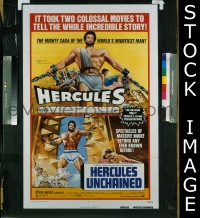 #0754 HERCULES/HERCULES UNCHAINED 1sh '73 