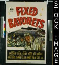 #0629 FIXED BAYONETS 1sh '51 Sam Fuller 