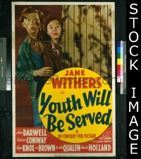 #5767 YOUTH WILL BE SERVED 1sh40 Jane Withers 