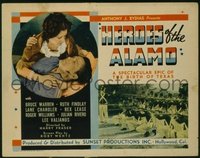 t097 HEROES OF THE ALAMO 8 movie lobby cards '37 Bruce Warren, Findlay