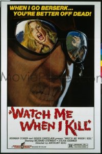 #225 WATCH ME WHEN I KILL 1sh '77 great image 