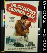 #0543 DR GILLESPIE'S CRIMINAL CASE 1sh '43 