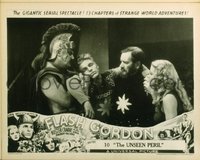 #168 FLASH GORDON Chap 10 #8 lobby card '36 Flash passed out!!