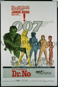 249 DR. NO white smoke 1sh '62 Sean Connery is the most extraordinary gentleman spy James Bond 007
