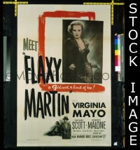 #113 FLAXY MARTIN 1sh '49 Virginia Mayo 