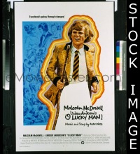 #9554 O LUCKY MAN 1sh '73 Malcolm McDowell 