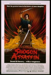 Q565 SHOGUN ASSASSIN one-sheet movie poster '80 martial arts!