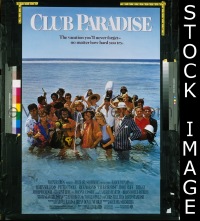 #7444 CLUB PARADISE 1sh '86 Robin Williams 