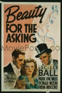 BEAUTY FOR THE ASKING 1sheet