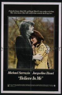 r154 BELIEVE IN ME one-sheet movie poster '71 Sarrazin, Bisset