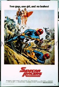 B005 SIDECAR RACERS one-sheet movie poster '75 motorcycle racing!