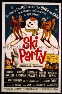 s220 SKI PARTY one-sheet movie poster '65 Frankie Avalon, Hickman