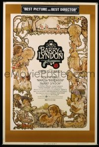 r131 BARRY LYNDON one-sheet movie poster '75 Stanley Kubrick, Ryan O'Neal
