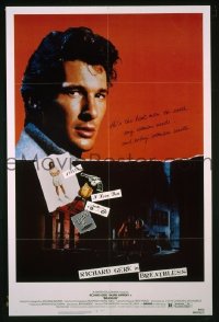 r264 BREATHLESS one-sheet movie poster '83 Richard Gere