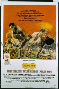 Q121 MANDINGO one-sheet movie poster '75 Ken Norton, Brenda Sykes