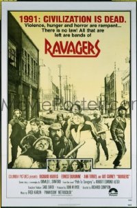 s124 RAVAGERS one-sheet movie poster '79 Richard Harris, Borgnine