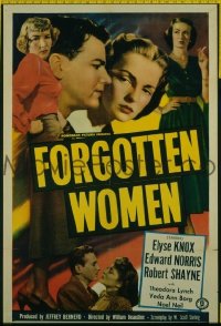 FORGOTTEN WOMEN ('49) 1sheet