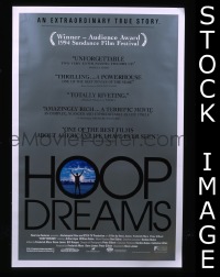 #210 HOOP DREAMS 1sh '94 basketball 