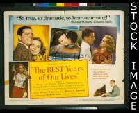 C123 BEST YEARS OF OUR LIVES title lobby card '47 Loy, March
