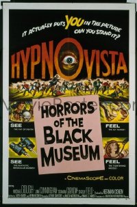 #434 HORRORS OF THE BLACK MUSEUM 1sh '59 AIP 