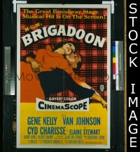 #7298 BRIGADOON 1sh '54 Gene Kelly