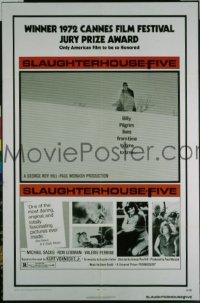 Q585 SLAUGHTERHOUSE 5 one-sheet movie poster '72 Kurt Vonnegut