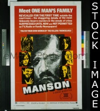 #7981 MANSON 1sh '73 AIP Squeaky Fromme
